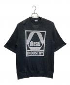 DIESELディーゼル）の古着「半袖カットソー」｜ブラック