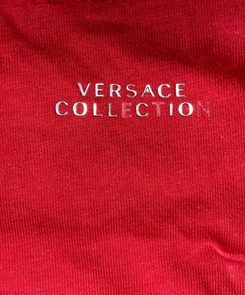 VERSACE COLLECTION（ヴェルサーチ コレクション）VERSACE COLLECTION (ヴェルサーチ コレクション) プリントTシャツ レッド サイズ:Mの古着・服飾アイテム