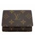 LOUIS VUITTON（ルイ ヴィトン）の古着「カードケース」｜ブラウン