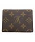 LOUIS VUITTON (ルイ ヴィトン) カードケース ブラウン サイズ:OneSize：30000円