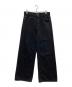 ASAPMODE（エイサップモード）の古着「Stacked Canvas Wide-Leg Pants」｜ブラック