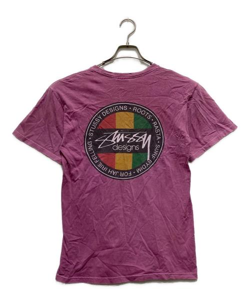 stussy（ステューシー）stussy (ステューシー) ラスタTee パープル サイズ:Ｓの古着・服飾アイテム