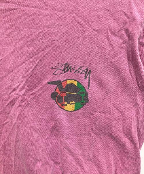 stussy（ステューシー）stussy (ステューシー) ラスタTee パープル サイズ:Ｓの古着・服飾アイテム
