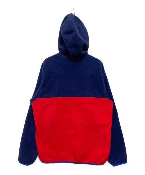 Patagonia（パタゴニア）Patagonia (パタゴニア) スナップTフーディー フリース レッド×ブルー サイズ:Mの古着・服飾アイテム