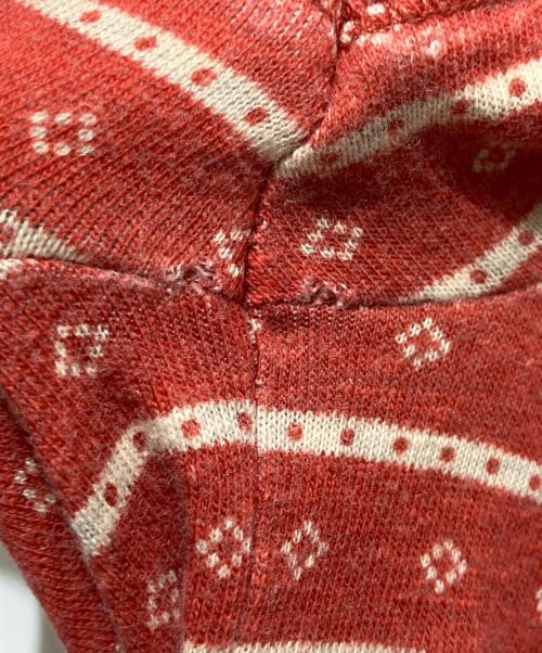 RRL（ダブルアールエル）RRL (ダブルアールエル) ヘンリーネックTシャツ レッド サイズ:XSの古着・服飾アイテム