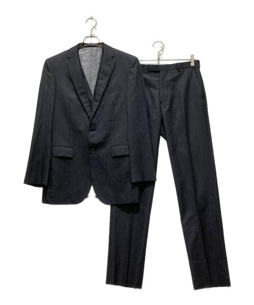 BLACK LABEL CRESTBRIDGE（ブラックレーベル クレストブリッジ）BLACK LABEL CRESTBRIDGE (ブラックレーベル クレストブリッジ) 3P セットアップスーツ ブラック サイズ:38Rの古着・服飾アイテム