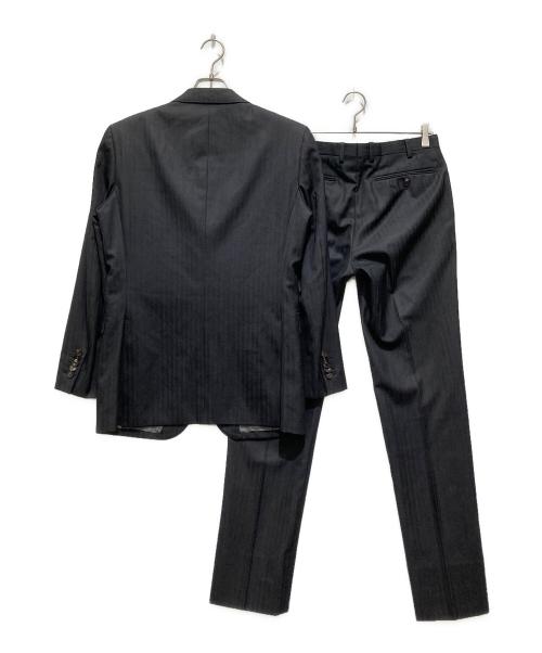 BLACK LABEL CRESTBRIDGE（ブラックレーベル クレストブリッジ）BLACK LABEL CRESTBRIDGE (ブラックレーベル クレストブリッジ) 3P セットアップスーツ ブラック サイズ:38Rの古着・服飾アイテム