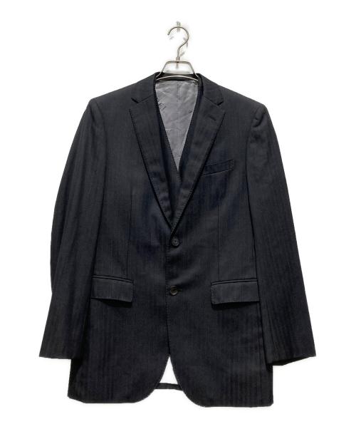 BLACK LABEL CRESTBRIDGE（ブラックレーベル クレストブリッジ）BLACK LABEL CRESTBRIDGE (ブラックレーベル クレストブリッジ) 3P セットアップスーツ ブラック サイズ:38Rの古着・服飾アイテム
