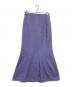 Mame Kurogouchi（マメクロゴウチ）の古着「Shirring Jersey Jacquard Flare Skirt」｜パープル