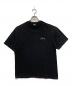 stussyステューシー）の古着「半袖カットソー」｜ブラック