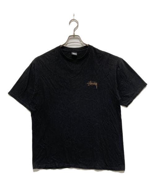 stussy（ステューシー）stussy (ステューシー) 半袖カットソー ブラック サイズ:Lの古着・服飾アイテム
