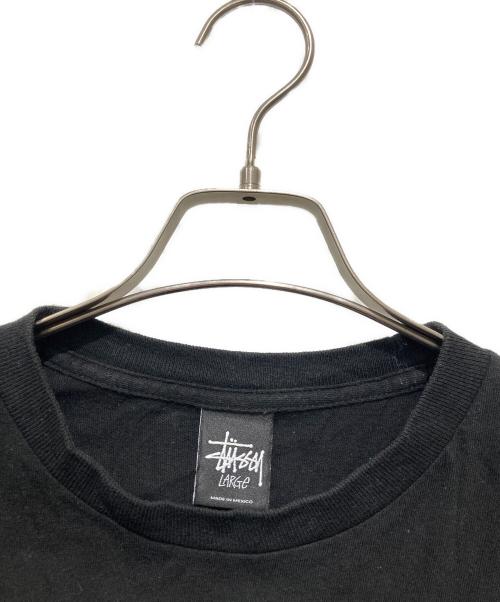 stussy（ステューシー）stussy (ステューシー) 半袖カットソー ブラック サイズ:Lの古着・服飾アイテム