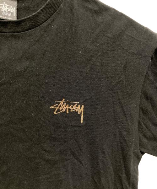 stussy（ステューシー）stussy (ステューシー) 半袖カットソー ブラック サイズ:Lの古着・服飾アイテム