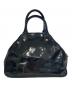 Vivienne Westwood (ヴィヴィアンウエストウッド) エナメルハンドバッグ ブラック：30000円