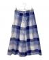 BLUE LABEL CRESTBRIDGE (ブルーレーベルクレストブリッジ) チェックロングスカート ブルー サイズ:38：6000円
