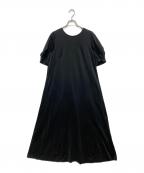 BLUE LABEL CRESTBRIDGEブルーレーベルクレストブリッジ）の古着「半袖ワンピース」｜ブラック