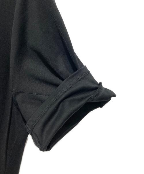 BLUE LABEL CRESTBRIDGE（ブルーレーベルクレストブリッジ）BLUE LABEL CRESTBRIDGE (ブルーレーベルクレストブリッジ) 半袖ワンピース ブラック サイズ:Mの古着・服飾アイテム