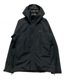 HELLY HANSEN（ヘリーハンセン）の古着「スリックフーデッドジャケット」｜ブラック