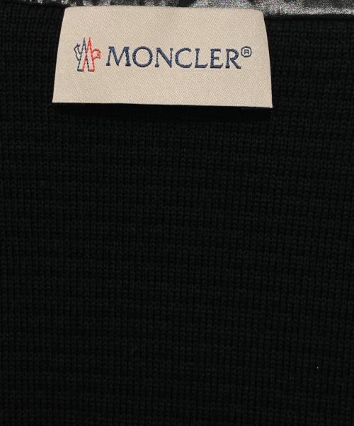 MONCLER（モンクレール）MONCLER (モンクレール) 切替メッシュジップパーカーカーディガン ブラック サイズ:Mの古着・服飾アイテム