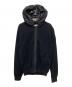 MONCLER（モンクレール）の古着「切替メッシュジップパーカーカーディガン」｜ブラック