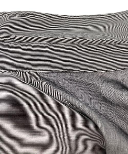 Maison Margiela（メゾンマルジェラ）Maison Margiela (メゾンマルジェラ) ストライプシャツ グレー サイズ:43の古着・服飾アイテム