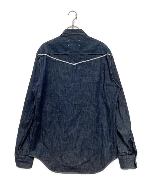 Maison Margiela（メゾンマルジェラ）Maison Margiela (メゾンマルジェラ) デニムシャツ ブルー サイズ:40の古着・服飾アイテム