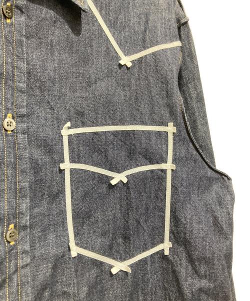 Maison Margiela（メゾンマルジェラ）Maison Margiela (メゾンマルジェラ) デニムシャツ ブルー サイズ:40の古着・服飾アイテム