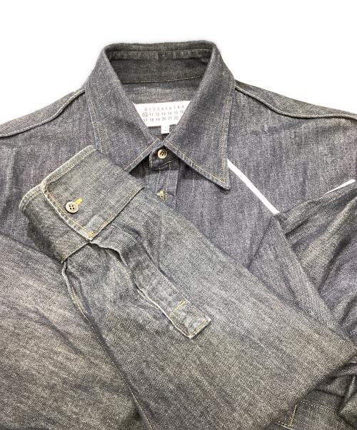 Maison Margiela（メゾンマルジェラ）Maison Margiela (メゾンマルジェラ) デニムシャツ ブルー サイズ:40の古着・服飾アイテム