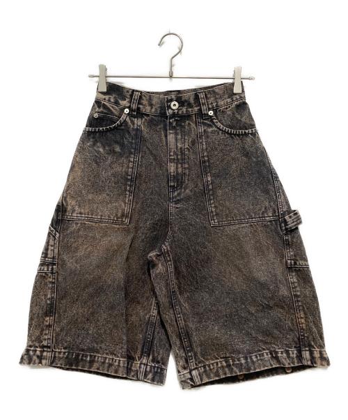 Ameri（アメリ）Ameri (アメリ) MEDI 2WAY REMOVE DENIM PANTS ブラウン サイズ:25の古着・服飾アイテム