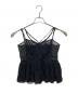 Ameri（アメリ）の古着「MEDI LINGERIE LIKE PEPLUM BUSTIER / レースキャミソール」｜ブラック