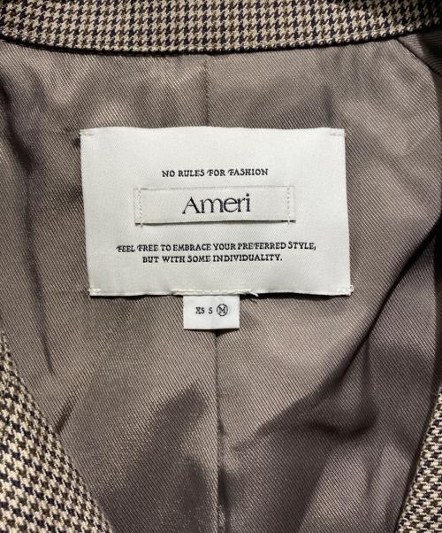 Ameri（アメリ）Ameri (アメリ) DADDY MIDI TRENCH COAT / ショートトレンチコート ブラウン サイズ:Mの古着・服飾アイテム