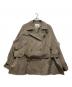 Ameri（アメリ）の古着「DADDY MIDI TRENCH COAT / ショートトレンチコート」｜ブラウン