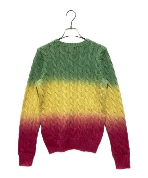 POLO RALPH LAUREN（ポロ・ラルフローレン）POLO RALPH LAUREN (ポロ・ラルフローレン) ケーブルニット マルチカラー サイズ:Mの古着・服飾アイテム