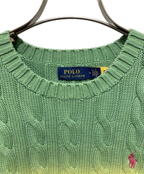 POLO RALPH LAUREN（ポロ・ラルフローレン）POLO RALPH LAUREN (ポロ・ラルフローレン) ケーブルニット マルチカラー サイズ:Mの古着・服飾アイテム
