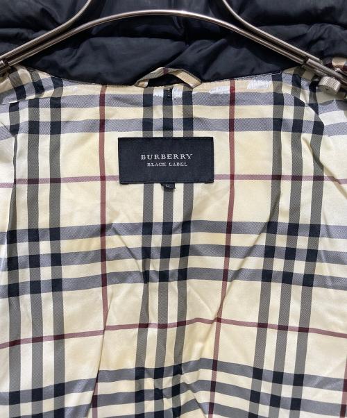 BURBERRY BLACK LABEL（バーバリーブラックレーベル）BURBERRY BLACK LABEL (バーバリーブラックレーベル) ダウンジャケット ブラック サイズ:LLの古着・服飾アイテム
