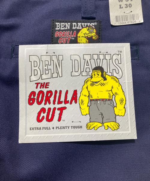 BEN DAVIS（ベンデイビス）BEN DAVIS (ベンデイビス) 678 ゴリラカットパンツ ネイビー サイズ:W34 未使用品の古着・服飾アイテム