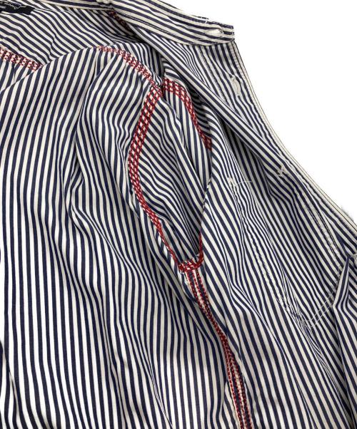 COMME des GARCONS HOMME（コムデギャルソン オム）COMME des GARCONS HOMME (コムデギャルソン オム) ストライプシャツ ネイビー×ホワイト サイズ:XSの古着・服飾アイテム