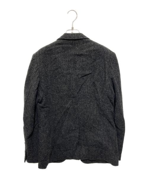 COMME des GARCONS HOMME（コムデギャルソン オム）COMME des GARCONS HOMME (コムデギャルソン オム) ウールキルティング切替ジャケット グレー サイズ:Ｓの古着・服飾アイテム