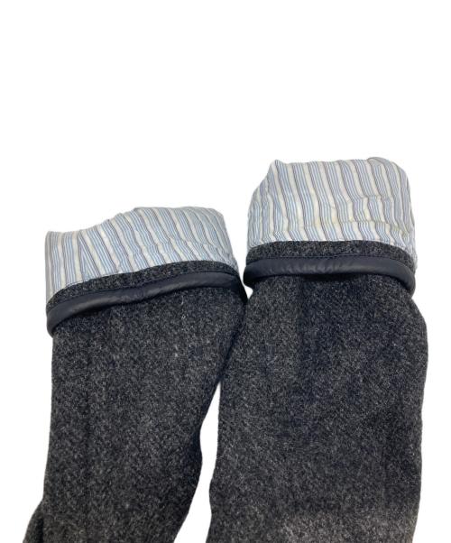 COMME des GARCONS HOMME（コムデギャルソン オム）COMME des GARCONS HOMME (コムデギャルソン オム) ウールキルティング切替ジャケット グレー サイズ:Ｓの古着・服飾アイテム