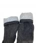 中古・古着 COMME des GARCONS HOMME (コムデギャルソン オム) ウールキルティング切替ジャケット グレー サイズ:Ｓ：18000円