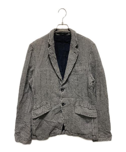 COMME des GARCONS HOMME（コムデギャルソン オム）COMME des GARCONS HOMME (コムデギャルソン オム) ウール縮絨2Bジャケット グレー サイズ:Ｓの古着・服飾アイテム