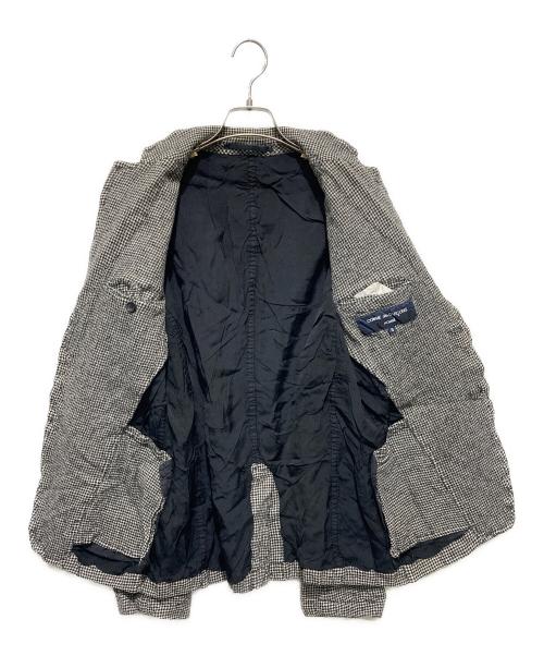 COMME des GARCONS HOMME（コムデギャルソン オム）COMME des GARCONS HOMME (コムデギャルソン オム) ウール縮絨2Bジャケット グレー サイズ:Ｓの古着・服飾アイテム