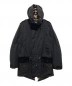 COMME des GARCONS HOMMEコムデギャルソン オム）の古着「モッズコート」｜ブラック