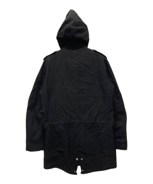 COMME des GARCONS HOMME（コムデギャルソン オム）COMME des GARCONS HOMME (コムデギャルソン オム) モッズコート ブラック サイズ:XSの古着・服飾アイテム