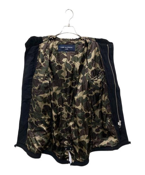 COMME des GARCONS HOMME（コムデギャルソン オム）COMME des GARCONS HOMME (コムデギャルソン オム) モッズコート ブラック サイズ:XSの古着・服飾アイテム