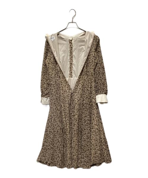 foufou（フーフー ザドレス）foufou (フーフー ザドレス) Who cares what other people think small flower dress / 総柄ワンピース ブラウン サイズ:1の古着・服飾アイテム