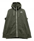 THE NORTH FACEザ ノース フェイス）の古着「リアビュー フルジップ スウェットパーカー / Rearview Full Zip Hoodie」｜グリーン