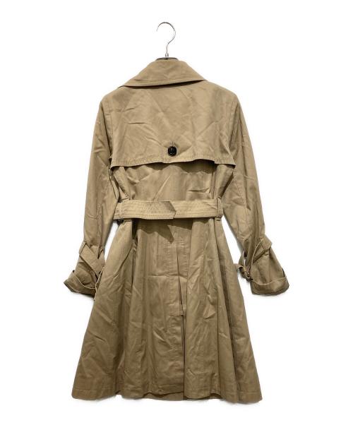 BURBERRY BLUE LABEL（バーバリー ブルー レーベル）BURBERRY BLUE LABEL (バーバリー ブルー レーベル) 裏地チェックトレンチコート ベージュ サイズ:36の古着・服飾アイテム