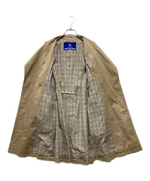BURBERRY BLUE LABEL（バーバリー ブルー レーベル）BURBERRY BLUE LABEL (バーバリー ブルー レーベル) 裏地チェックトレンチコート ベージュ サイズ:36の古着・服飾アイテム