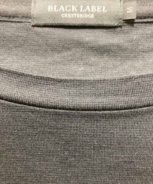 BLACK LABEL CRESTBRIDGE（ブラックレーベル クレストブリッジ）BLACK LABEL CRESTBRIDGE (ブラックレーベル クレストブリッジ) 長袖カットソー ブラック サイズ:Mの古着・服飾アイテム